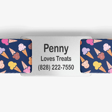 closeup of nameplate personalization